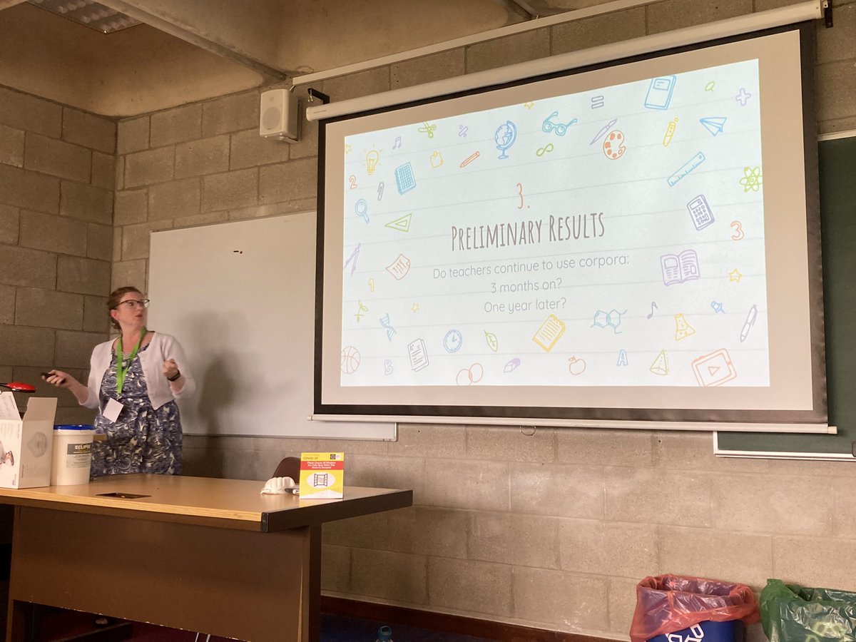 Such an engaging talk by Cathryn Bennett on corpus literacy. #TALC2022