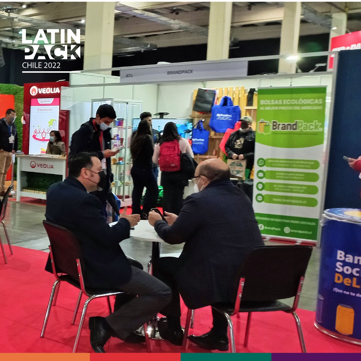 #LatinPackCHILE2022, tuvo 6 mil m2 de exposición de productos y servicios del rubro del packaging. Los asistentes pudieron conocer sobre materias primas, insumos, maquinarias, equipamiento, tecnología, robótica, impresión digital, preprensa, reutilización de residuos y logística.