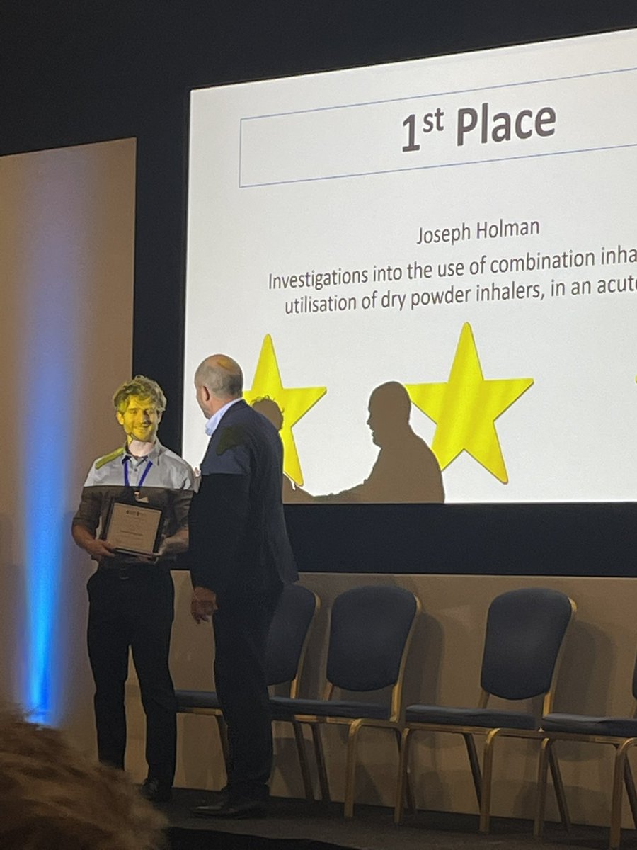 Congratulations to Joe <a href="/CDDFTpharmacy/">CDDFT Pharmacy</a> <a href="/CDDFTNHS/">County Durham and Darlington NHS Foundation Trust</a> for winning best Foundation Pharmacist poster #gnprc2022 👏👏👏