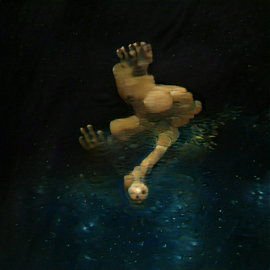 Dubleau's tweet photo. Floating
~
#floating #water #underwater #floatart #ai #aiart #gan #biggan #clip #lofi #machinelearning #poetry #digital #art #digitalart #generativeart #neuralart #dubleau #debesturing https://t.co/ecSuMbnr5t