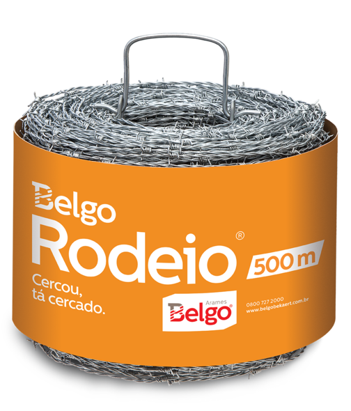 Arame Farpado Belgo Rodeio 500 metros