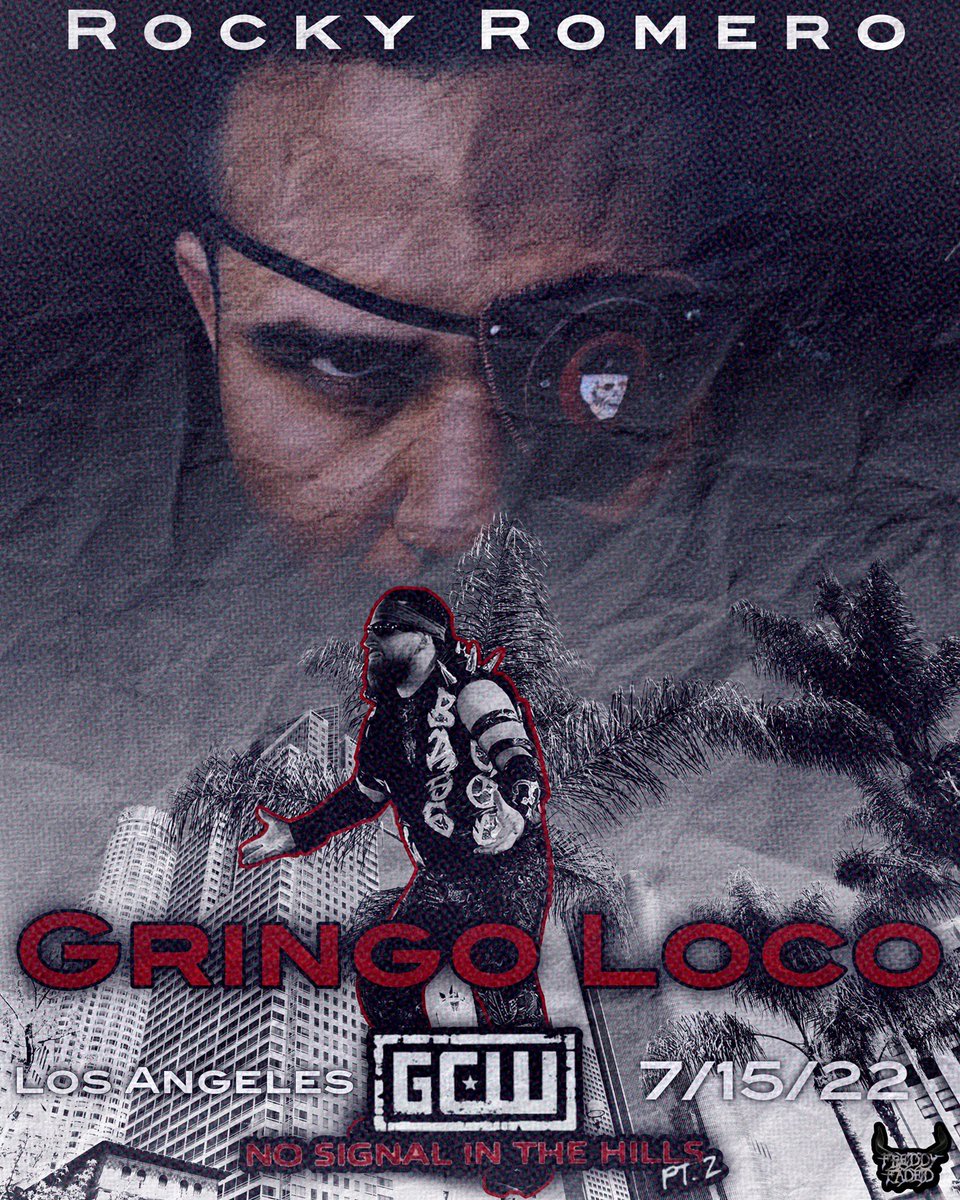freddy2faded's tweet photo. New Problems
#wrestling #prowrestling #GCW #GCWNoSignal #RockyRomero #GringoLoco #independentwrestling https://t.co/Xtznfja6c7
