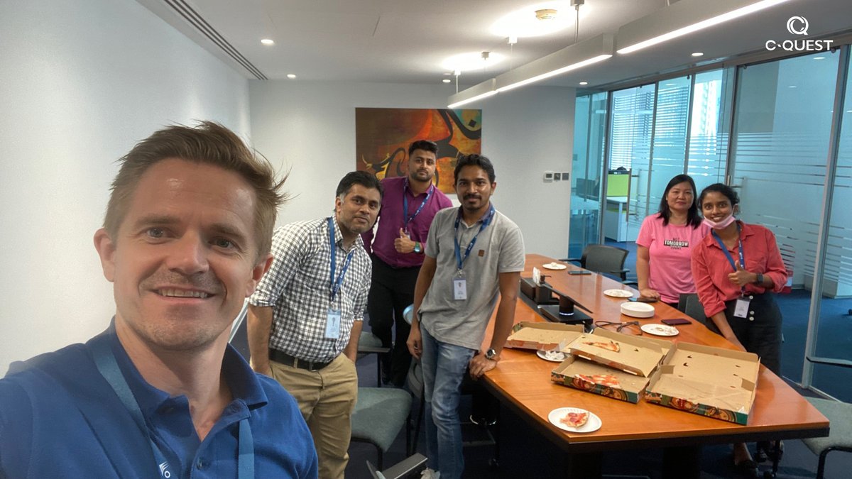 cquestglobal's tweet photo. Nothing brings people together like good food! Our Dubai team enjoyed a lovely lunch together before the holiday to welcome Eid.
#Pizza #TeamLunch #TeamBuilding #CostConsultancy #CostManagement #AssetManagement #Construction #Architecture #UAE #UnitedArabEmirates #Dubai #CQuest https://t.co/clkvwctmJx