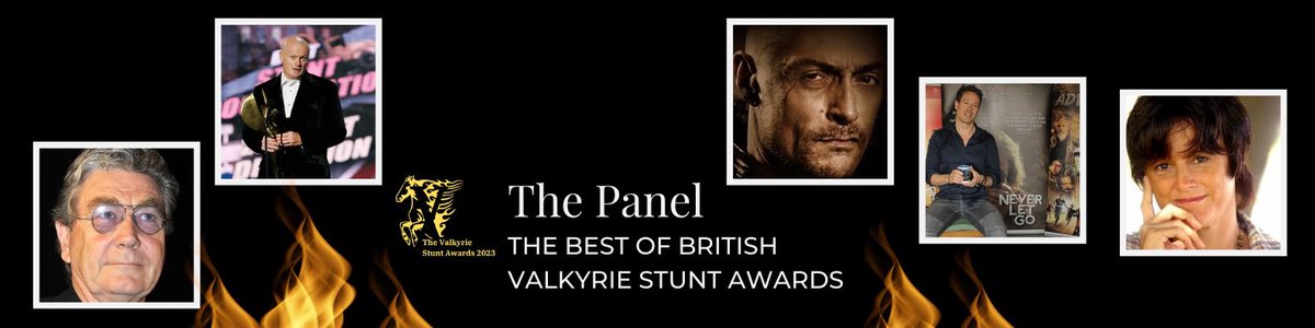 ValkyrieStunts's tweet photo. Please welcome our panel: Stunt coordinators Vic Armstrong, Eunice Huthart and Gary Powell, actor and director Sean Cronin and director Howard J Ford #stunts #stuntawards #valkyriestuntawards https://t.co/o1Th9AwkZO