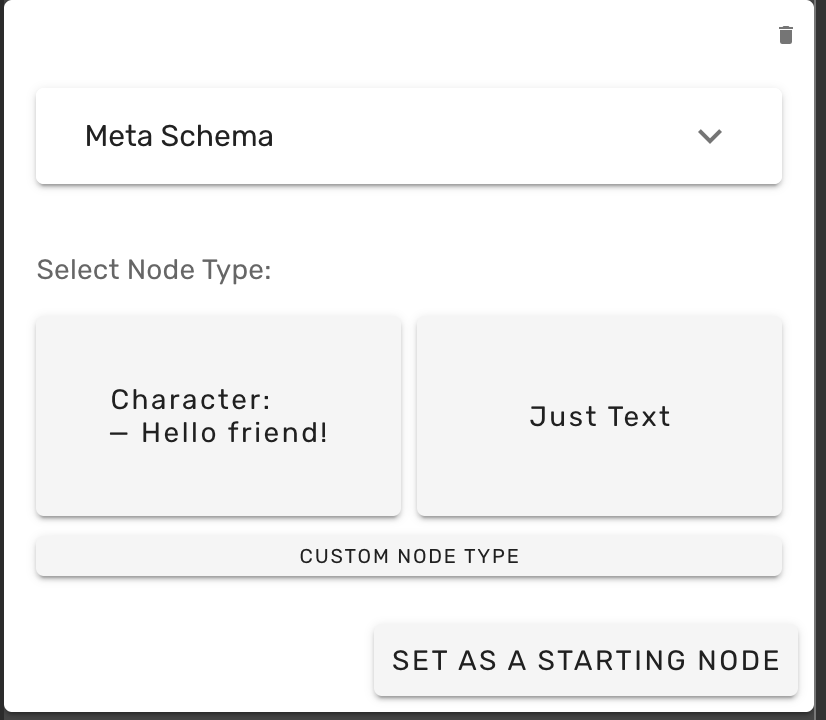 LoreHubApp's tweet photo. Now it is easier to create dialogue nodes. #gamedev https://t.co/uyMCOXscTb