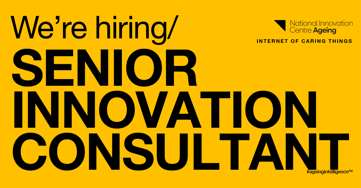 UKNICAofficial's tweet photo. 📣We're Recruiting📣

We're looking for a Senior Innovation Consultant to join in the delivery of our #InternetofCaringThings programme.

Find out more and apply here: https://t.co/D4IEC3sHMD

PLEASE RT🔁

#ageingintelligence #IoCT https://t.co/iOtpvgQknr