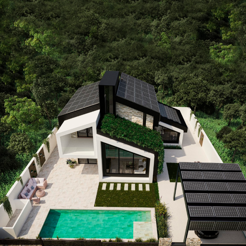 saunierduval's tweet photo. Casa Sophia, la vivienda más sostenible de Europa está en Guadalix de la Sierra y ha apostado por la aerotermia compacta de Saunier Duval para la climatización sostenible del edificio.
#SaunierDuval #SiempreATuLado #ProyectosRe