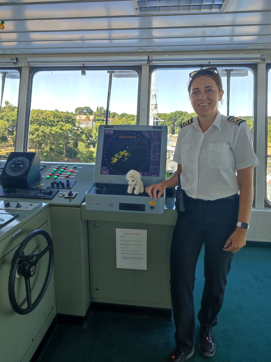 spaceytracey78's tweet photo. @BChampCollege science Lion got the privilege to meet Captain Jaromirska and learn about sailing a ferry https://t.co/LwwP5dZnwS