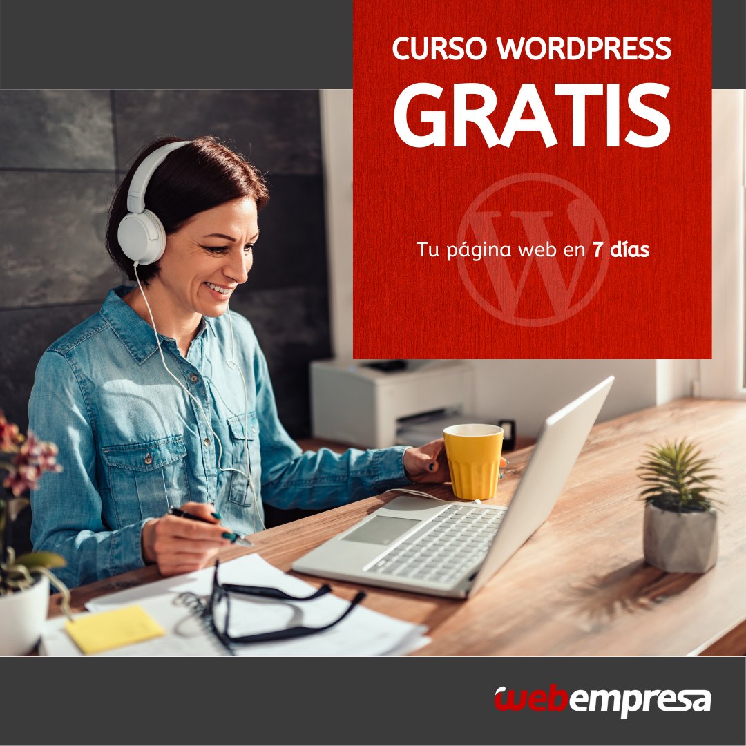 WebEmpresa's tweet photo. ¿Cómo que todavía no tienes web? 😱 ¿Y a qué esperas?
Con nuestro nuevo curso gratuito no solo es fácil si no que además es rápido🚀 ¡Aprenderás en solo 7 días!
https://t.co/K6avHVFMoG
#webempresa #curso #cursogratis #hosting #creatuweb https://t.co/t2E1ioTKOF