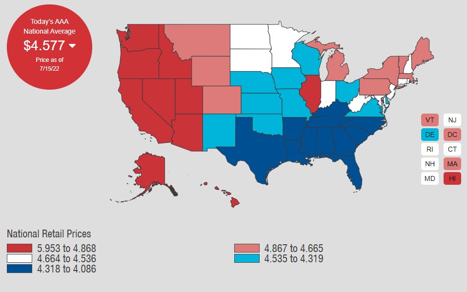 EnemyMen's tweet image. 4 wykresy o popycie na benzynę w USA za EIA, AAA i Wolfstreet. #USA #paliwo #popyt #cena