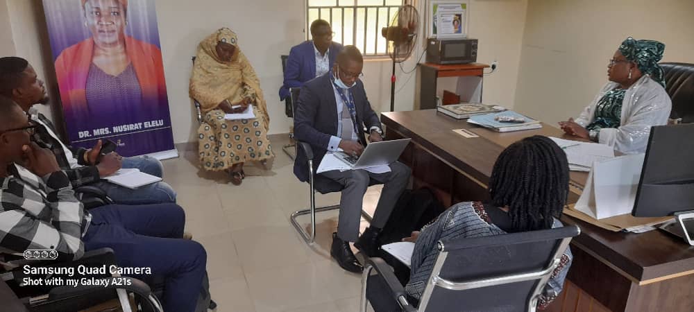 DISCinNigeria's tweet photo. DISC team with representation from .@MarieStopesNG GFHIV conducted an advocacy visit to .@followKWSG  Primary Health Care Development Agency in a bid to scale up innovations for #FamilyPlanning,  #Selfcare and #SelfInject. 

Team met with Executive Secretary Dr Nusirat Elelu. https://t.co/YPMaonpkqP