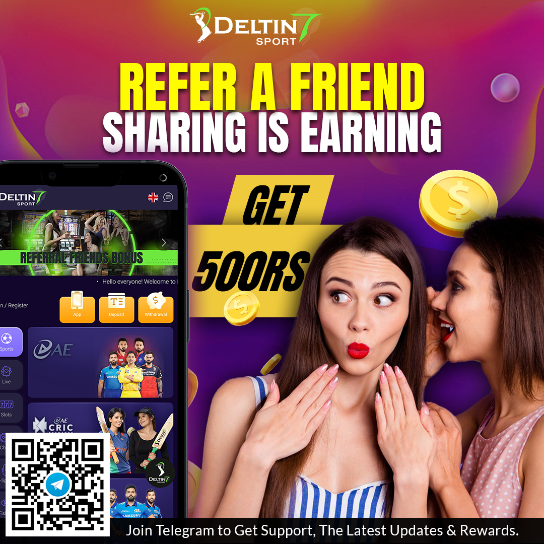 Deltin77C's tweet image. Want to get an extra bonus? Share your 👉🏻referral code👈🏻 with your family and friends 👬.

👉Refer now: cutt.ly/sFvzbnQ

✅ Download APP Now:-  cutt.ly/WJhODjv

#jackpot #bonus #refercode #sports #bonus #casino #poker #jackpot #slot #mega #onlinecasino #roulette