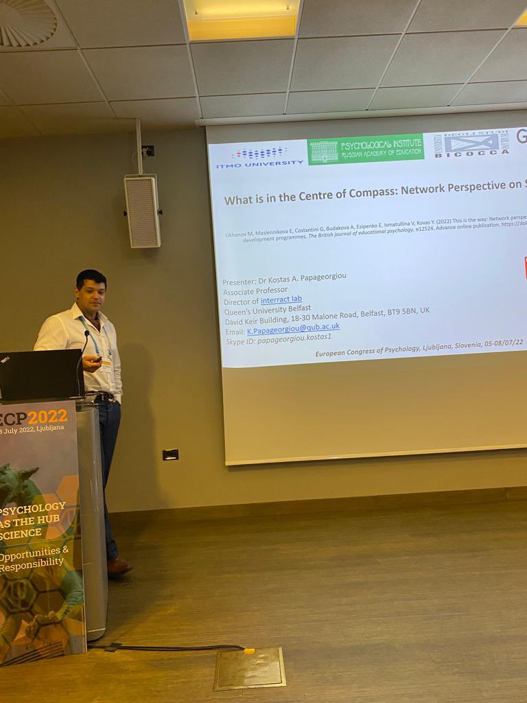 inlab's tweet photo. Our team presenting a symposium at the ECP in Ljubljana (a few days ago) https://t.co/4G3xK44Tvn