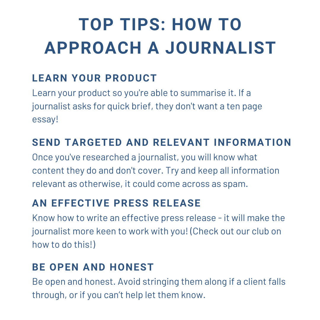MediaMatchMaker's tweet photo. After reading what journalists have had to say, Media Matchmaker have created some do's and don'ts when creating a relationship with journalists!
#PRTips #MarketingTips #MediaMatchmaker https://t.co/sCyRkkSbio