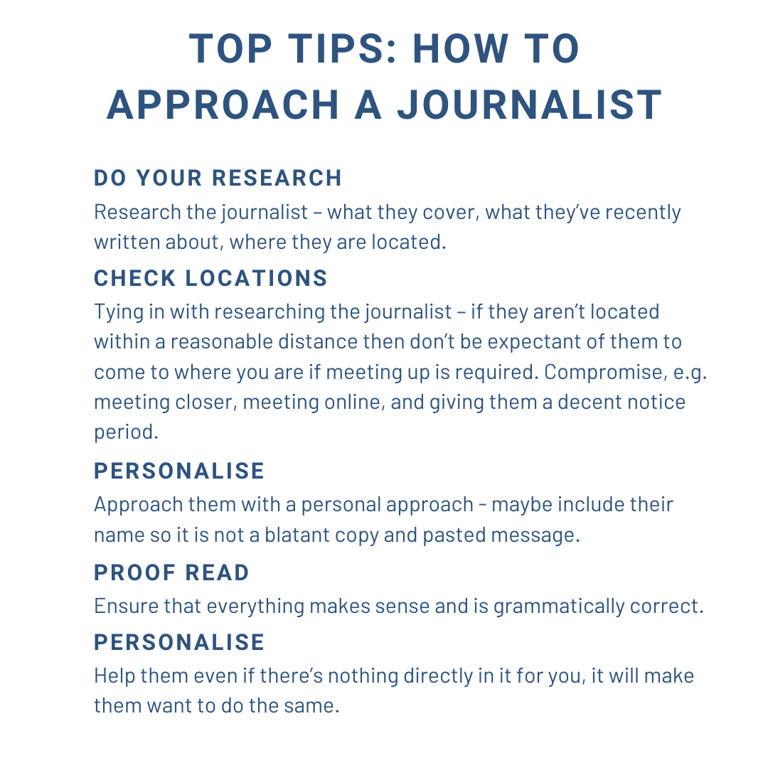 MediaMatchMaker's tweet photo. After reading what journalists have had to say, Media Matchmaker have created some do's and don'ts when creating a relationship with journalists!
#PRTips #MarketingTips #MediaMatchmaker https://t.co/sCyRkkSbio