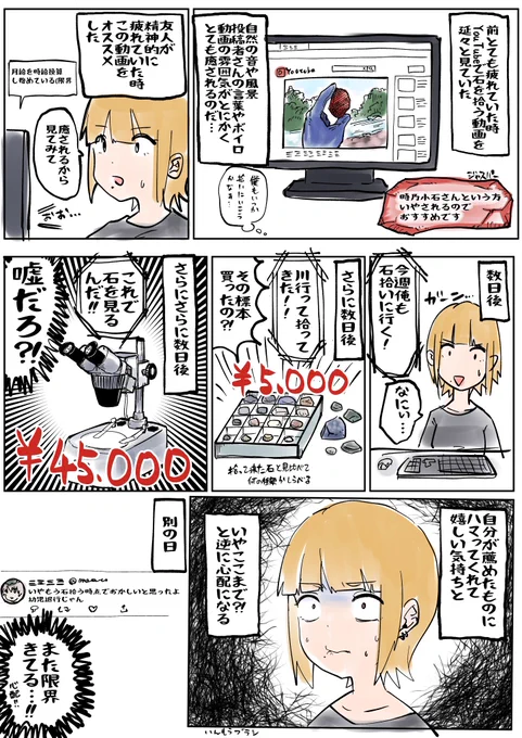 石を拾いに行きたい 