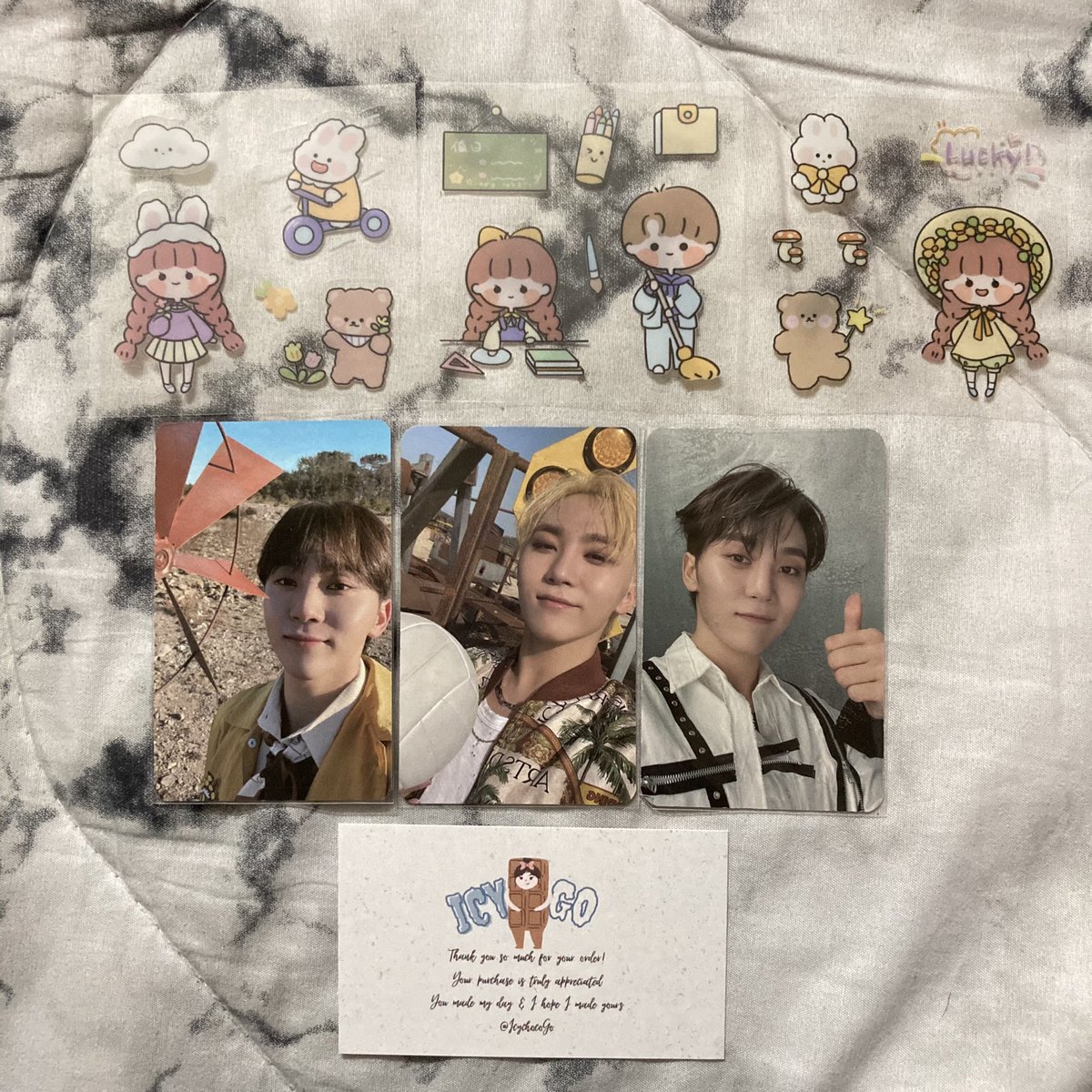 legendofsebong's tweet photo. safely received my seungkwan ld pcs from @IcychocoGo yay!!! im a happy boosadan 🍊🧡 thank you for your great service always <3333 https://t.co/PxKZPnxeIv