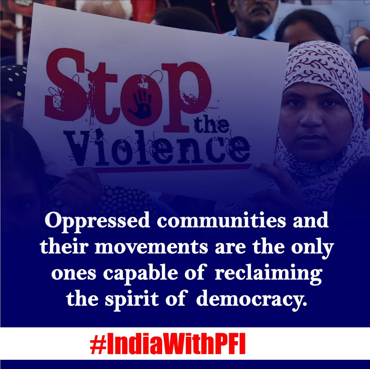 AbdulMu91142344's tweet photo. #IndiaWithPFI https://t.co/a1MUZ64k4T