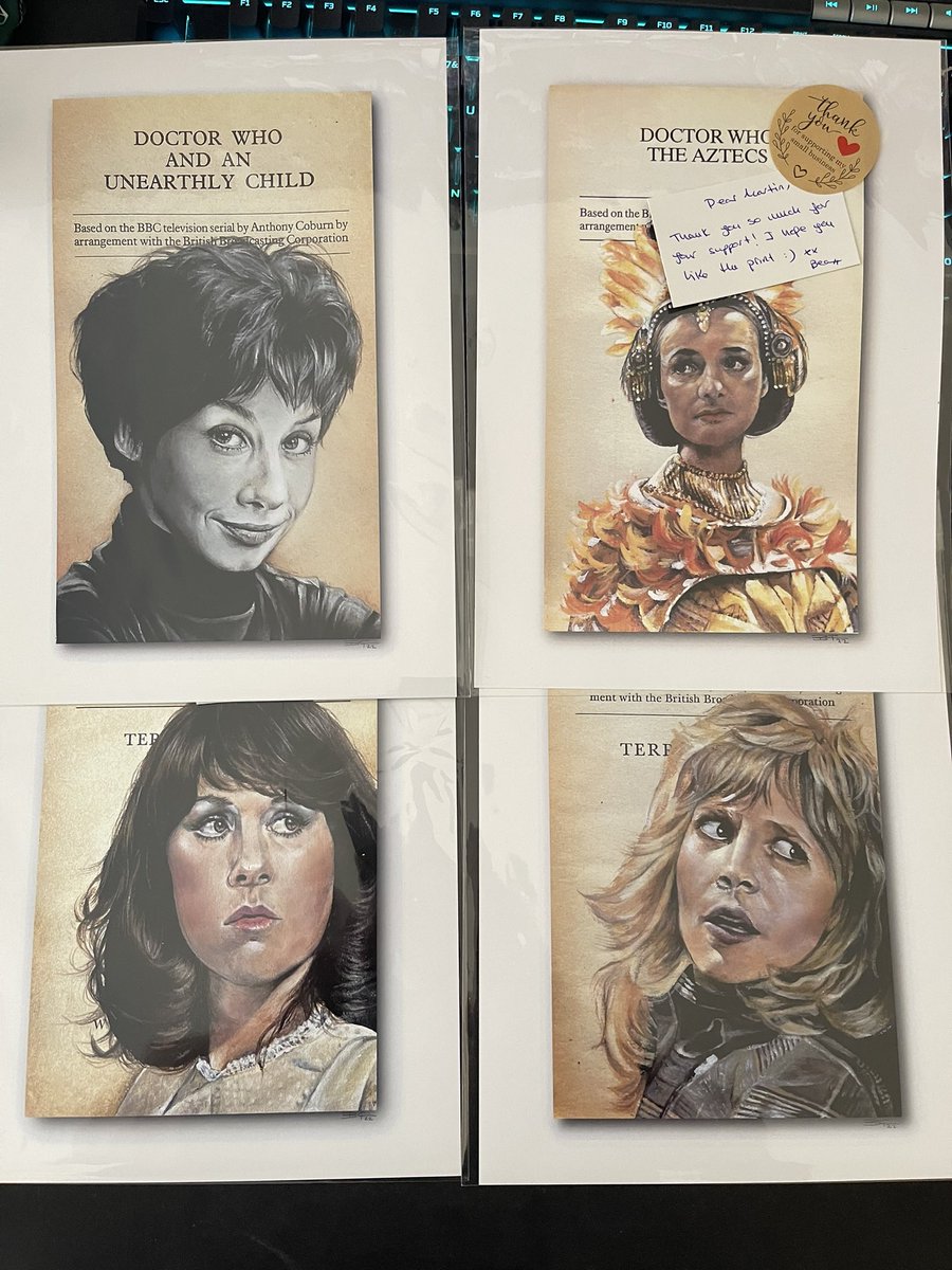 And then there were four! Thanks <a href="/BeaGarrido00/">Bea Garrido Art</a>, Barbara is a beautiful addition to the growing collection.