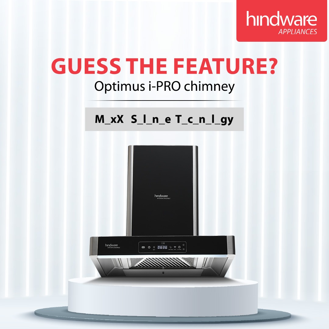 Can you guess this cutting-edge feature of our Optimus i-PRO chimney? Answer in the comment section and stay tuned for the right answer. ​

Explore morehttps://bit.ly/3PvxuTY

#Hindware #HindwareAppliances #HindwareChimney #OptimusChimney #GuessTheFeature #StayTuned #SmartFeature