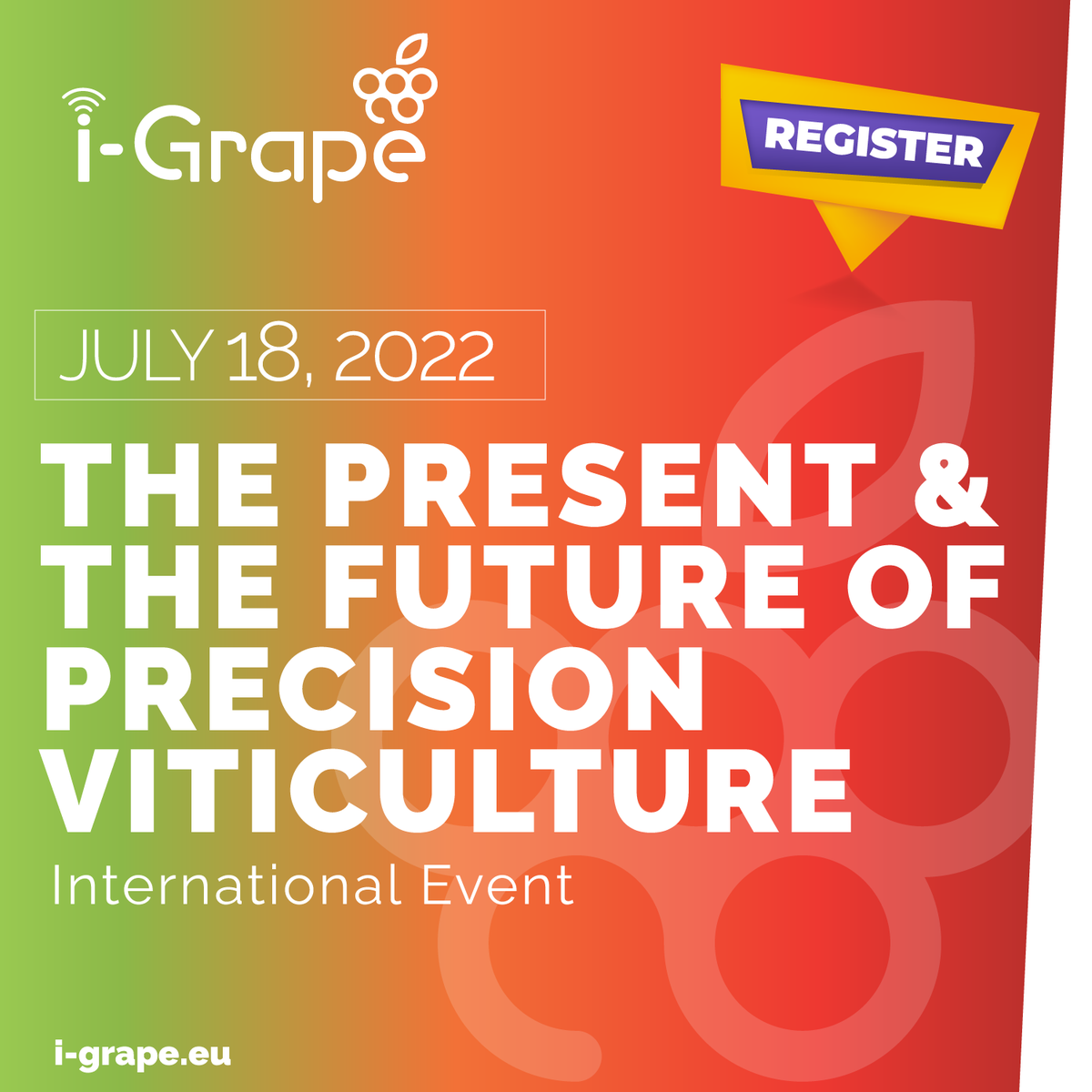 INLnano's tweet photo. 👉 Do you want to know more about technologies based on optical sensing for monitoring grape maturation and vine water status?

+ Join us on July 18
+ Registration &amp; programme 👉 https://t.co/bIwXXnH1A7

#inl #inlnano #igrapeproject #wine #wineproject #conference #nanotechnology https://t.co/1xH9xPYIoj