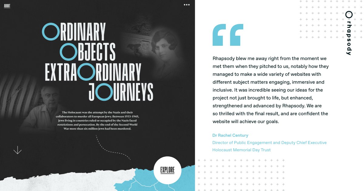 Rhapsody_Media's tweet image. It’s been a pleasure collaborating with @HMD_UK, @HolocaustCentUK, and The Jewish Museum of Greece and their amazing team.

hubs.la/Q01gXlgz0

#OOEJ #RefugeeWeek #RefugeeWeek22 #history #Holocaust
