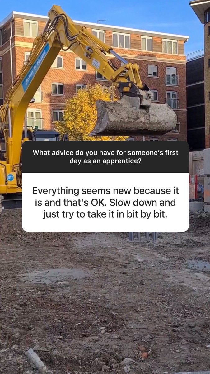 GoConstructUK's tweet photo. We asked, and you answered!

Top tips to help you prepare for your first day as an #Apprentice 👇

✅ Practice the journey so you're on time
✅ Research what the company have recently been doing
✅ Don't be afraid to ask questions!

#ConstructionApprentice #ApprenticeTips https://t.co/WiZaf1CDkJ