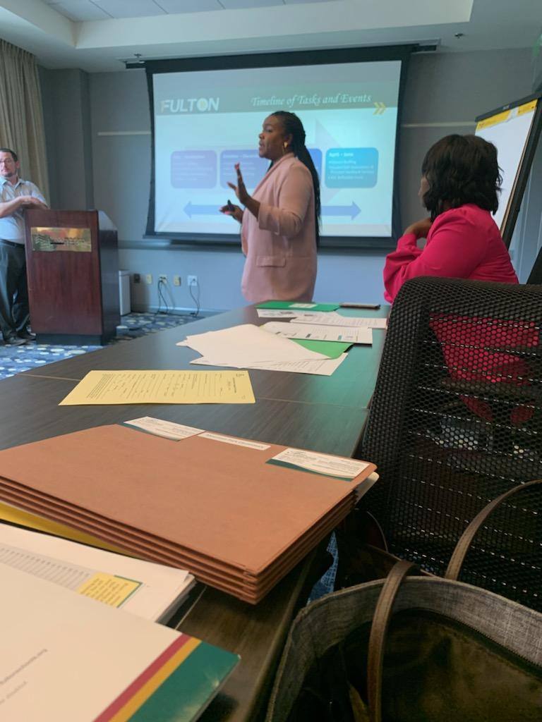 The Governance &amp; Flexibility Team enjoyed speaking with new principals yesterday about our Charter System and SGC's to gear up for the new school year!  <a href="/grmoore65/">George Ryan Moore</a> <a href="/alexbatesedu/">Alexandra Bates</a>