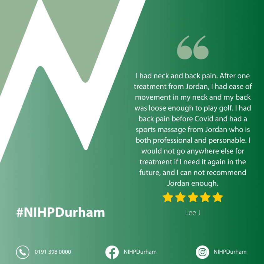 That's such great feedback, thank you Lee!😊View more of our 100% genuine, verified customer reviews: bit.ly/nihp-booking-r… #NIHPDurham #CustomerReview