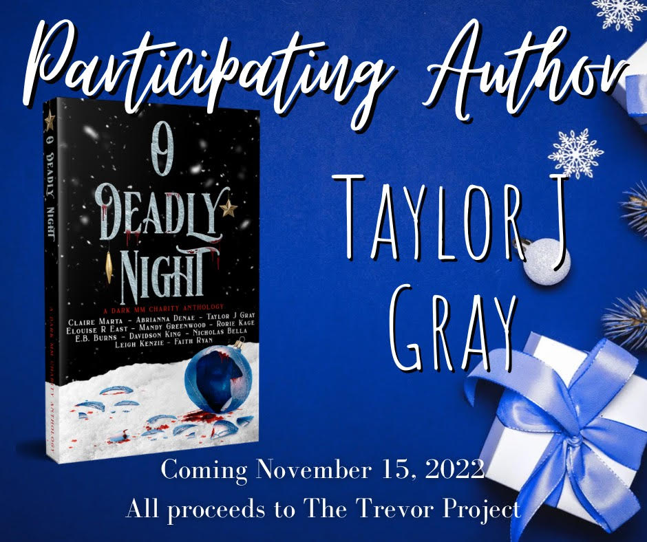TaylorJGray1's tweet photo. 🎁🎄Project Announcement and Cover Reveal🎄🎁

Release Date: November 15, 2022
Special Preorder Price: $3.99 
https://t.co/nEPme7weKt

Cover design by Teased by Antonette

#darkmm #charityanthology #darkmmanthology #darkholidayreads #comingsoon https://t.co/8jiT3EK0NL