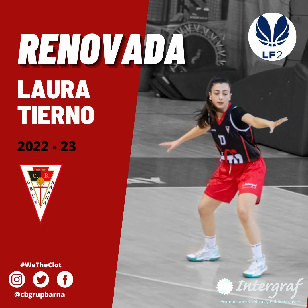 CBGRUPBARNA's tweet photo. Comencem a presentar a les nostres jugadores que disputaran a Lliga Femenina 2:
➡️ Laura Tierno (renovada)
➡️ Paula Roig (renovada)
➡️ Marta Zori (fitxada)

Vinga noies!! 🔴⚫💪 
#LF2 #SAF https://t.co/olImSGhg2c