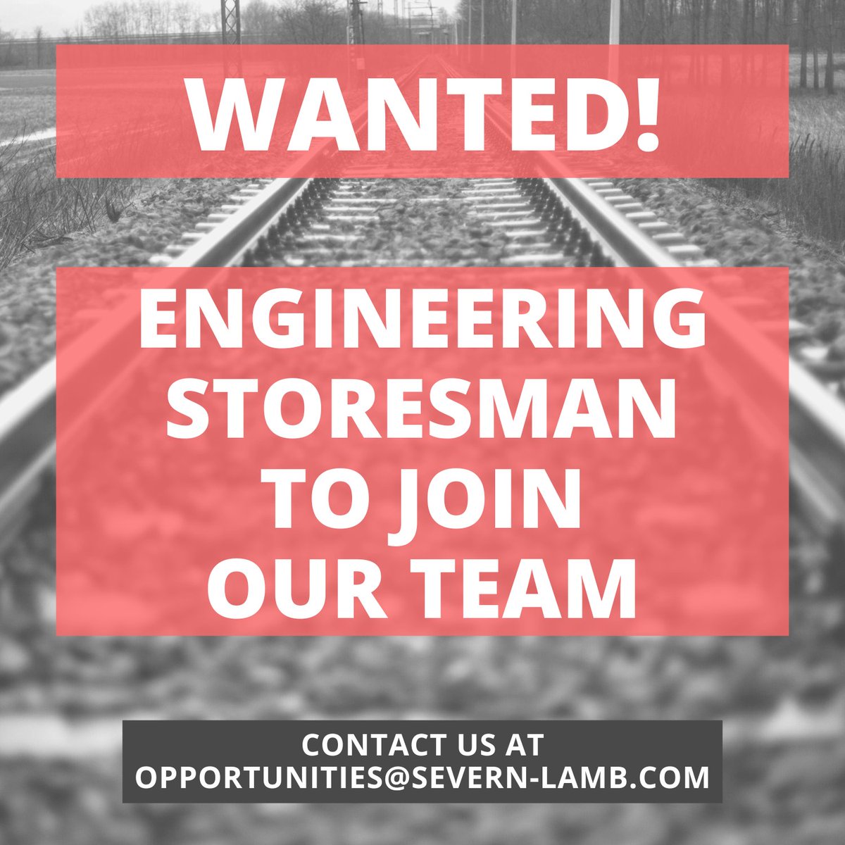We’re currently seeking an Engineering Storeman to join our team here in Alcester! 

If this sounds like you or someone you know and are interested in applying for the position/learning more about it, please contact us at opportunities@severn-lamb.com 

#Job #Vacancy #Engineering