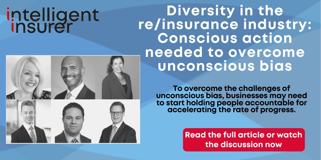 protecdiv's tweet image. There’s still a long way to go to reach true #diversity within the #insurance and #reinsurance industry. 
Kael Coleman shares how he thinks the market can overcome unconscious bias in an @intelligentins panel discussion
Watch here: bit.ly/IntelInsKC 
#inclusion #broker