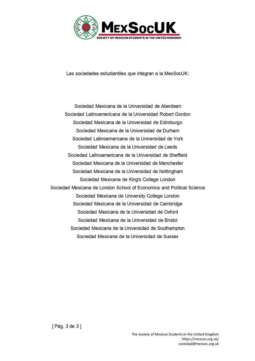 Nuestra carta al <a href="/Conacyt_MX/">Conahcyt Consejo</a> con relación a la reciente publicación de la convocatoria para doctorados en ciencias y humanidades en el extranjero 2022