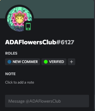 ADA Flowers Club - CNFT tweet media