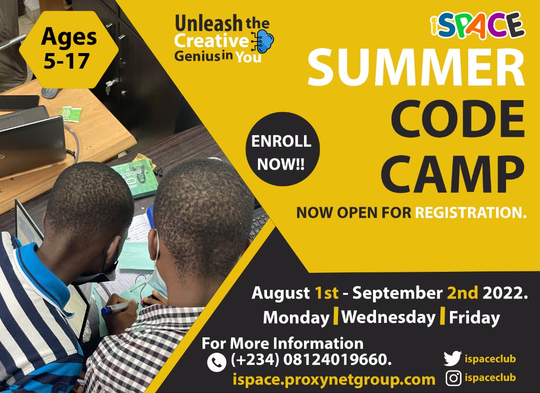 ISPACECLUB1's tweet image. Kindly call for more info #SummerCoding #dataAnalytics #kids #holiday #coding #robotics