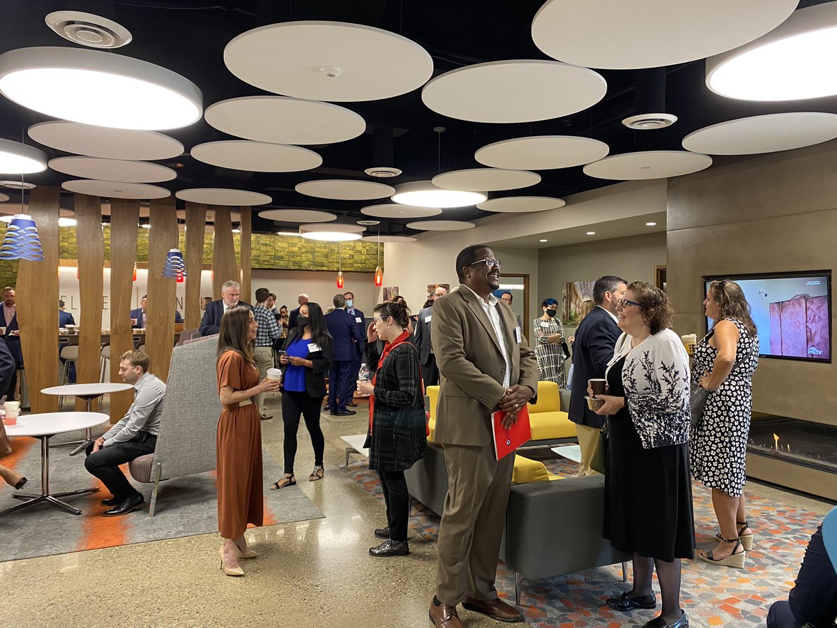 GPghCC's tweet photo. We’re going to have a full house this morning for today’s #PghFirstFriday! Thank you to everyone who is joining us today – we’re looking forward to a great event.
Thank you to our sponsor @BNYMellon. https://t.co/OFz2nXEZyE