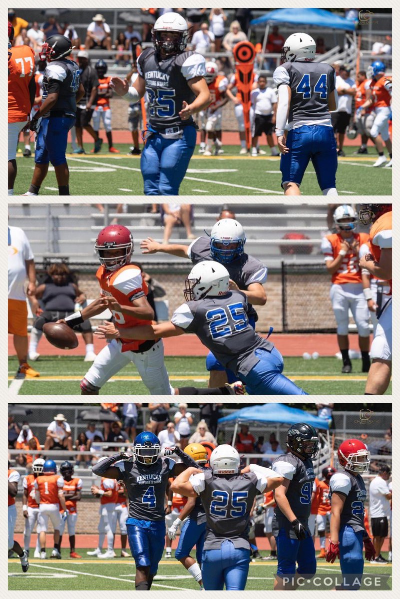What else can you say, mountain tough, super athletic, smart, a leader, flat out monster Of a football player that you don’t know he’s even there until he hits you, <a href="/Jaydenjustice25/">Jayden Justice</a> is a 2-time Kentucky Future Stars MVP and hopefully aiming for a 3rd!! 🦍🦍💪🏈 #Brotherhood