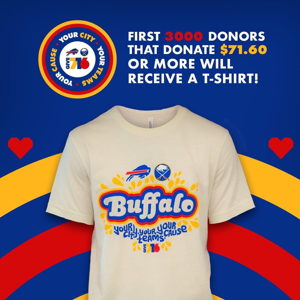 HighlandClubhs's tweet photo. Get your limited edition #Give716 t-shirt when you donate $71.60 or more today! https://t.co/9I3hP7V2y3 https://t.co/hEsE4Np6D5
