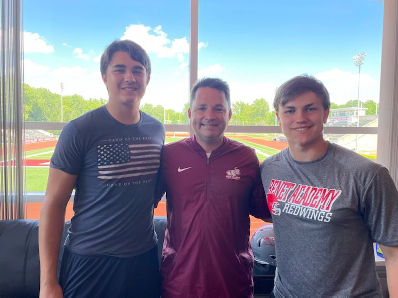 Thank you Rose Hulman coaches for a great visit! <a href="/Coach_Stanton1/">Jeffrey Stanton</a> <a href="/CoachSokolRHIT/">Jeff Sokol</a>