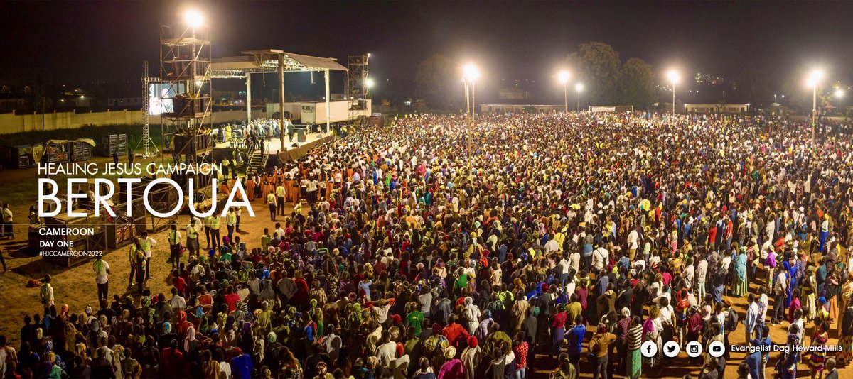 EvangelistDag's tweet image. Bertoua experienced not just the gospel, but also the mighty power of God on the opening night of the #HealingJesusCampaign there!

Miracles and the Holy Spirit released joy in the town as we witnessed healing from all manner of ailments and spiritual bondage. 

#HJCCameroon2022