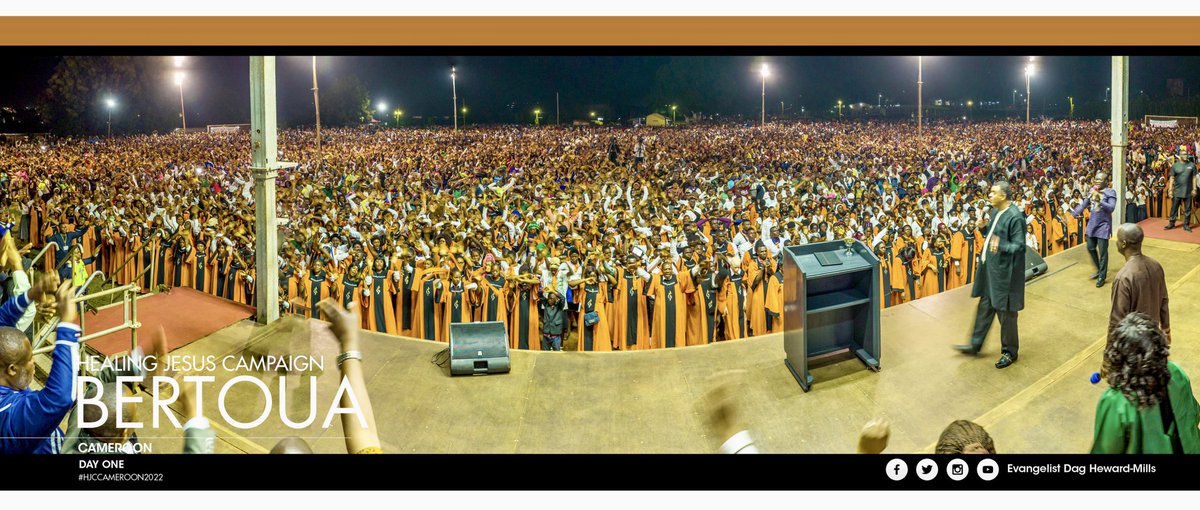 EvangelistDag's tweet image. Bertoua experienced not just the gospel, but also the mighty power of God on the opening night of the #HealingJesusCampaign there!

Miracles and the Holy Spirit released joy in the town as we witnessed healing from all manner of ailments and spiritual bondage. 

#HJCCameroon2022
