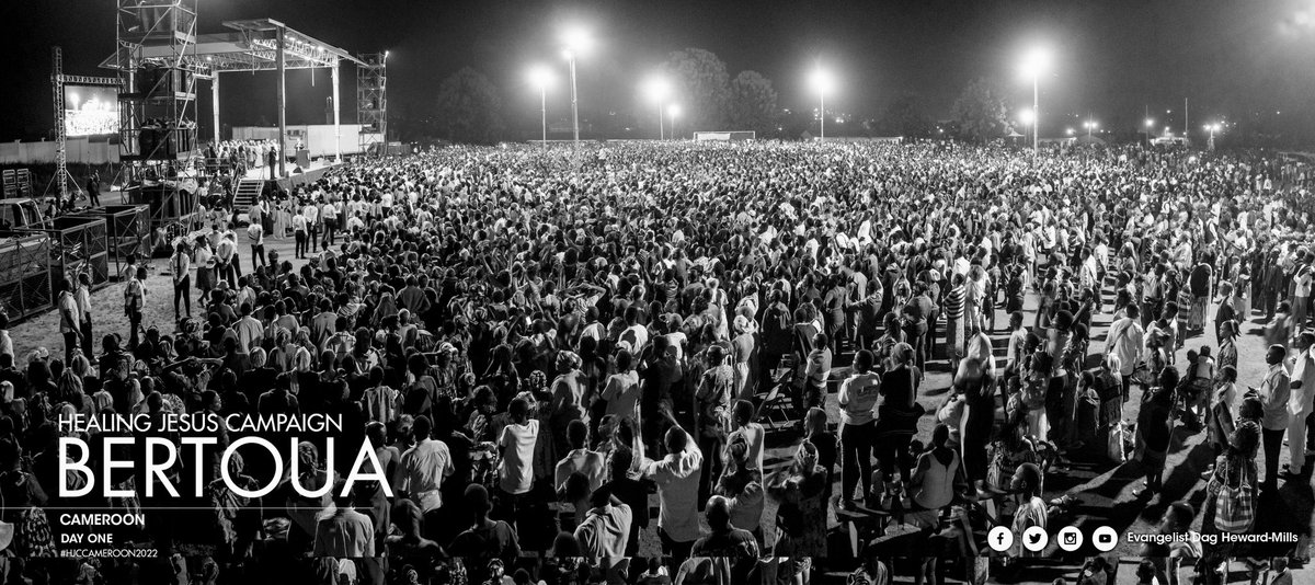 EvangelistDag's tweet image. Bertoua experienced not just the gospel, but also the mighty power of God on the opening night of the #HealingJesusCampaign there!

Miracles and the Holy Spirit released joy in the town as we witnessed healing from all manner of ailments and spiritual bondage. 

#HJCCameroon2022