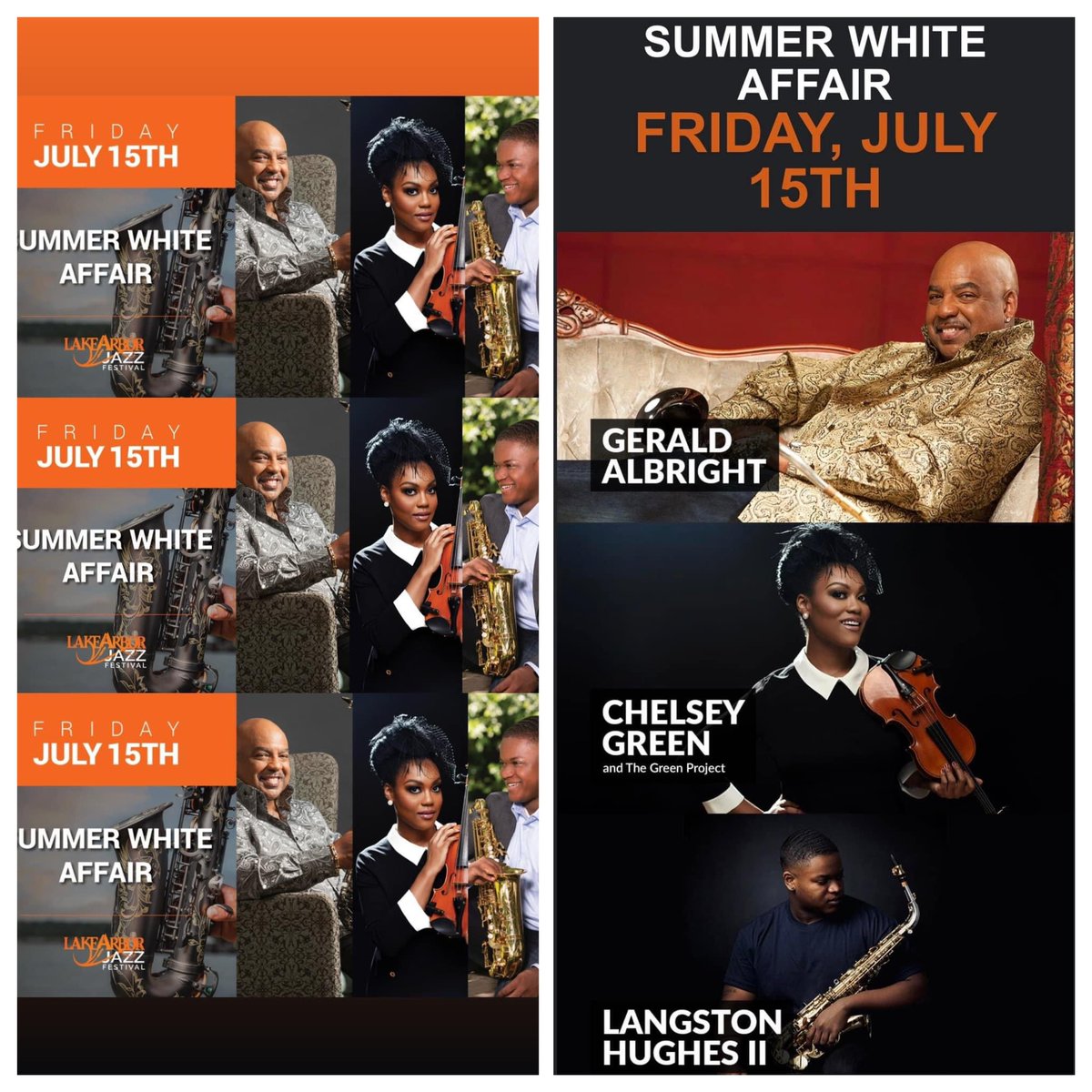 Tonight… <a href="/LakeArborJazz/">Lake Arbor Jazz Festival</a> Festival 
#dmv #dc #md #va #joinus
