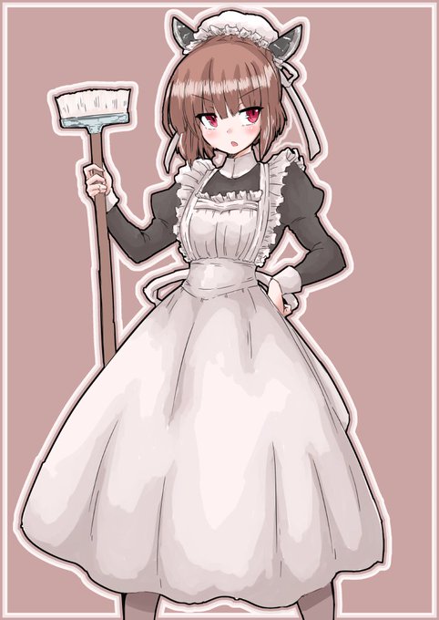 #きりたんキラキラ金曜日 
強のメイド服です 