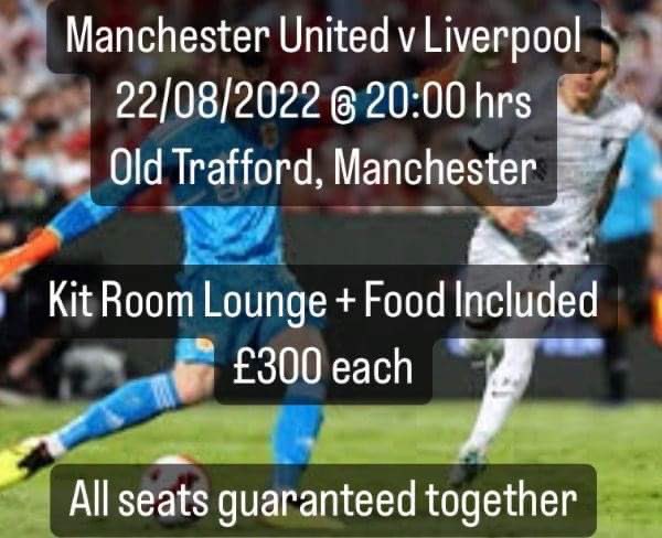 Zuchi12's tweet photo. Price Drop #ManchesterUnited #manchesterunitedvsliverpool #MUFC #ManUtd #manchesterunitedtickets #hospitalitytickets https://t.co/qkqIRd2nWp