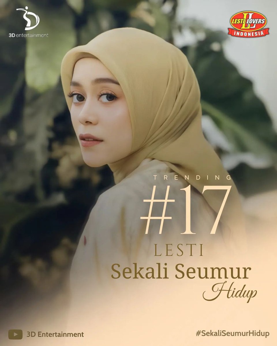 kompak guysss biar naik terus vwers nya
#LestiSekaliSeumurHidup 
#lestisewindu