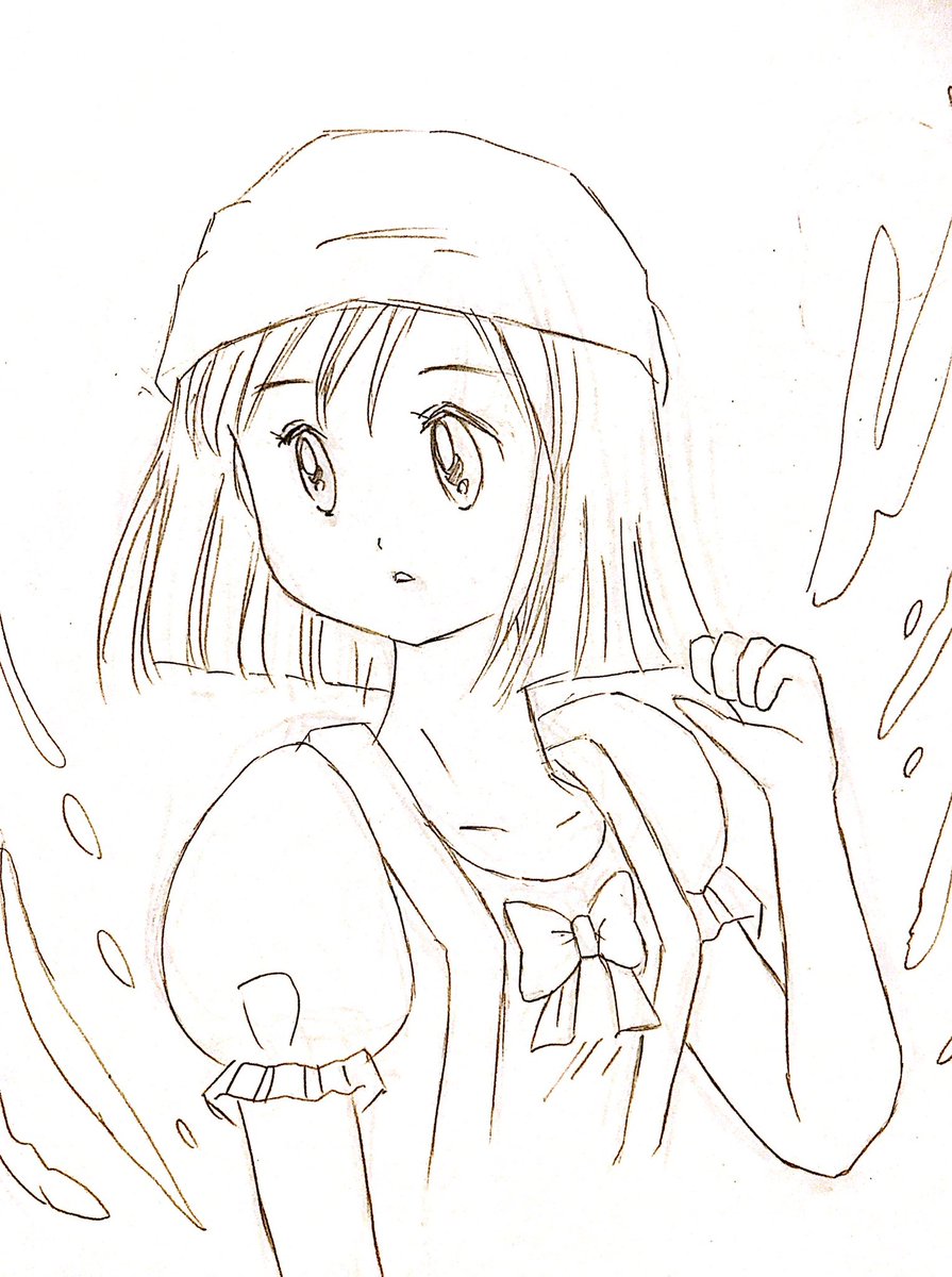 おやすみリッカちゃん 
#DQ9 #ドラクエ9 #リッカ #イラスト 