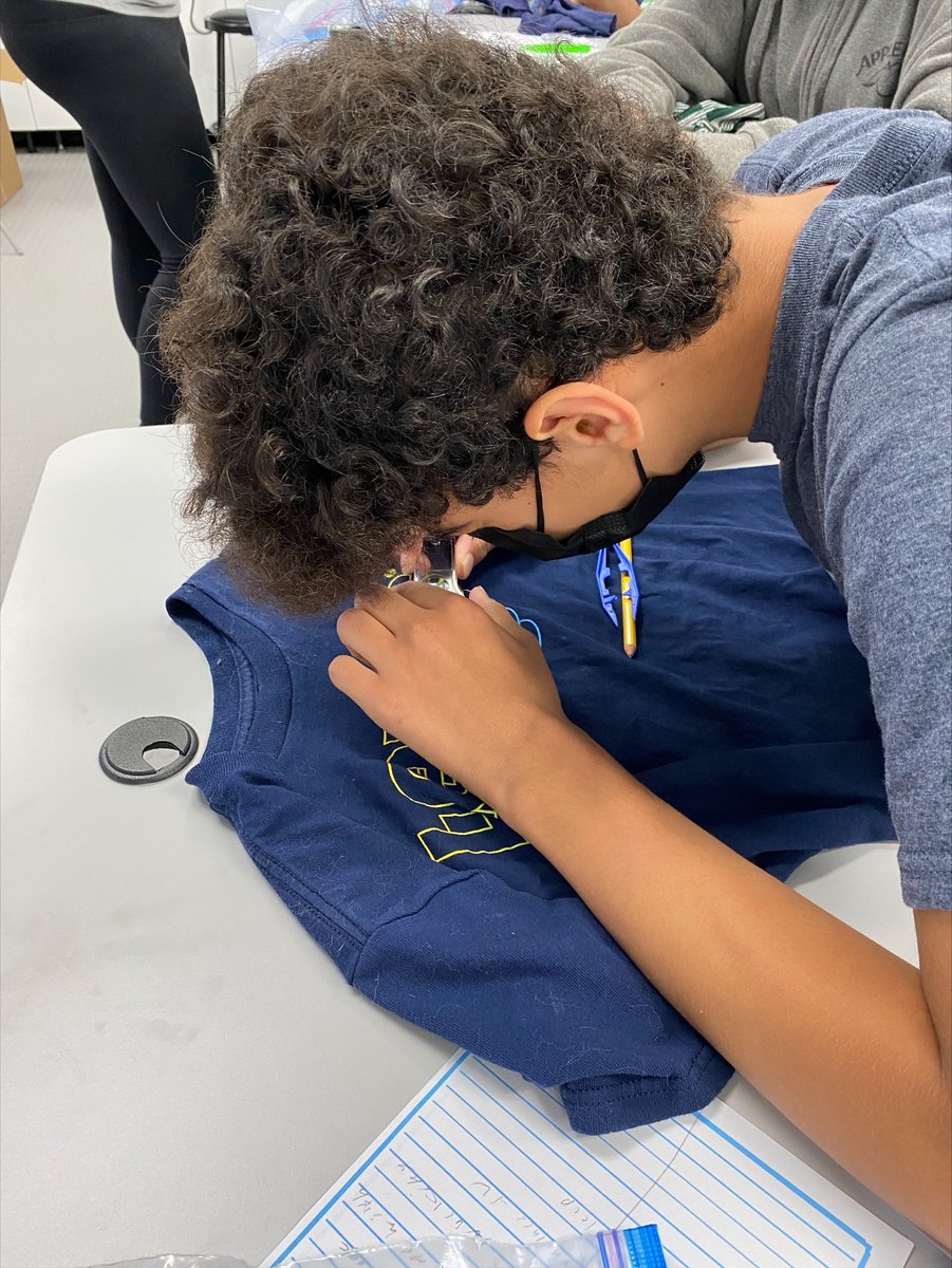 Summer learning continues with our Middle School Students with Crime Scene Investigation. They analyzed and collected trace evidence. @EarthSojourner1 <a href="/westbury_ms/">WestburyMS</a> <a href="/WestburySTEAM/">WestburySTEAM</a> <a href="/ApacsOrg/">APACSORG</a> <a href="/FreeportUFSD/">Freeport Public Schools</a> <a href="/BaldwinUFSD/">Baldwin Union Free School District</a> <a href="/TurtleHook/">Turtle Hook USD</a> <a href="/UniondaleSciRes/">UniondaleSciResearch</a> <a href="/DirectorofGuid1/">Deadra Faulkner</a>