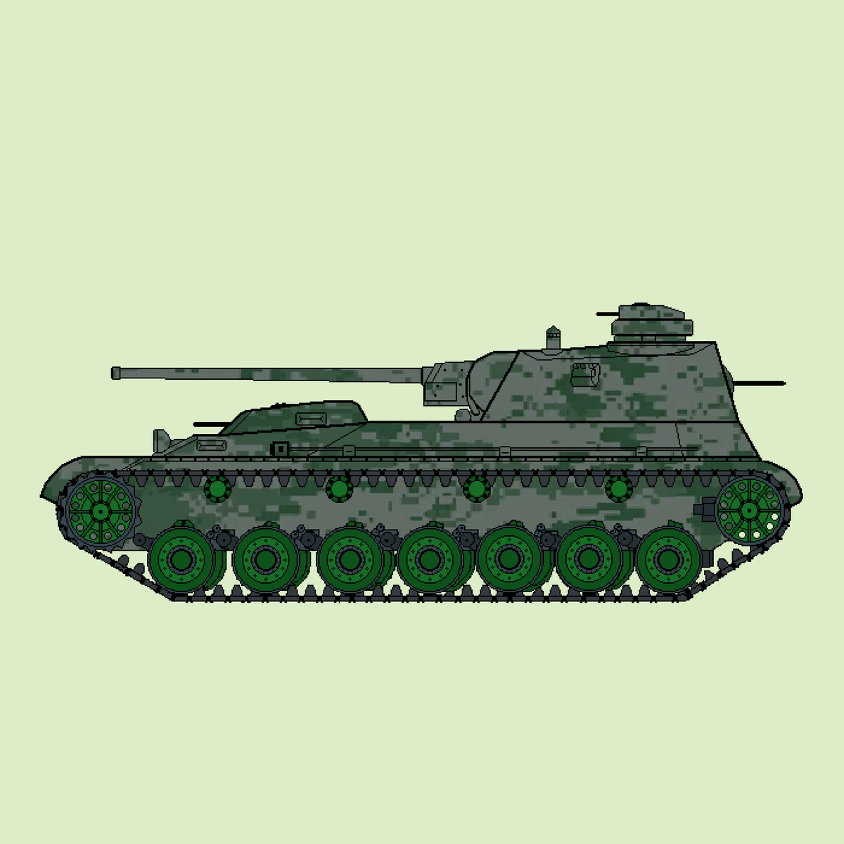 CryptoTank13's tweet photo. Art from the #NFTcollections
#Cryptotanks
Green camouflage ninja
#NFTs #NFTCommunity #NFTGiveaways #NFTdrops https://t.co/73brLFKlrr